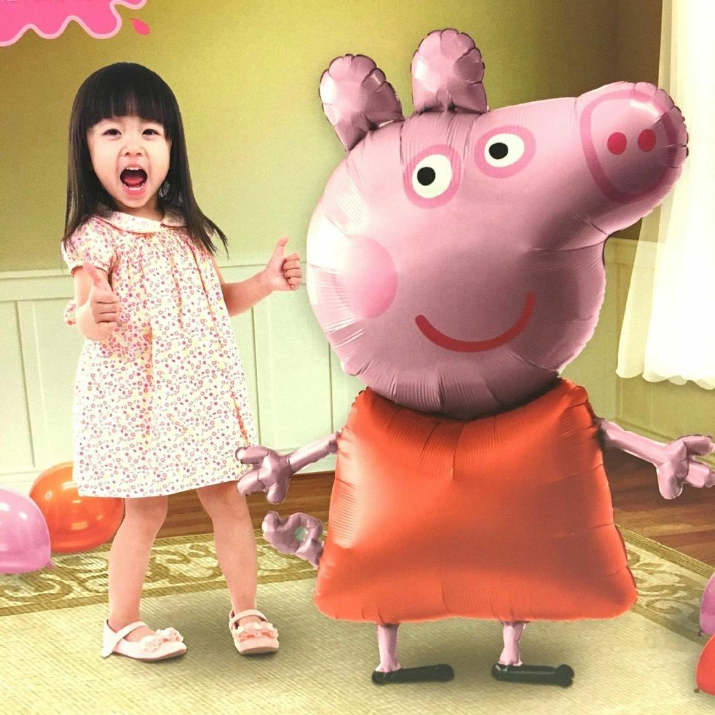 Pink Pig 3D AirWalker 32 " Jumbo Foil Globo ~ Cumpleaños Fiesta Decoración Suministros