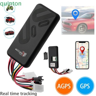 Quinton Mini rastreador GPS para camión vehículo coche GPS GPS rastreadores SIM GPRS motocicleta dispositivo de seguimiento práctico moto localizador en tiempo real/Multicolor