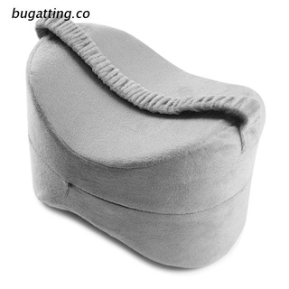 b.co Side Sleepers Knee Pillow Ergonomically Designed Back Pain Sciatic Nerve Pain Relief Leg Pain Pregnancy Memory Foam Leg Pillow