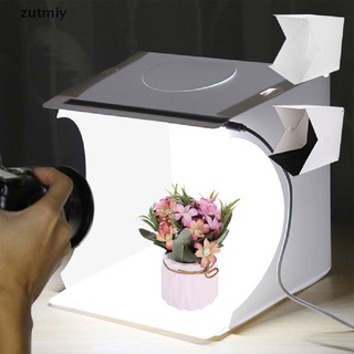 [Zutmiy] Portátil 9.5 " x Luz LED Fotografía Cubo Caja De Tiro Tienda De Fotos Estudio POI (7)