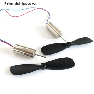 [friendshipstore] detalles acerca de 2 piezas 3.7v 48000rpm aviones eléctricos coreless motor + hélice para rc toy co