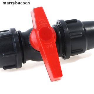 marrybacocn 20/25/32 mm plástico tubo de agua rápida válvula conector pe tubo válvulas de bola co