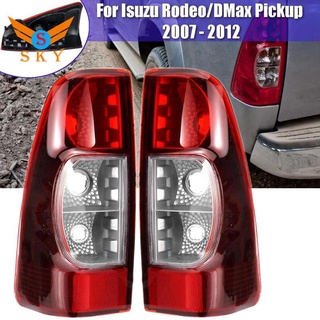 2 luces traseras de coche sin bombilla para Isuzu Rodeo DMax Pickup 2007-2012