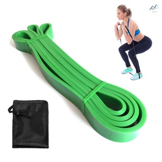 208 cm banda de resistencia bucle de látex natural yoga entrenamiento de fuerza banda elástica en casa gimnasio fitness ejercicio entrenamiento elástico ba