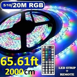 Decoración del hogar SMD 3528 LED tira de luz RGB cinta Flexible cinta de la lámpara con Control remoto (3)
