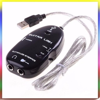 Cable de Guitarra 5nor adaptador de interfaz de enlace USB Audio para reproductores de Guitarra