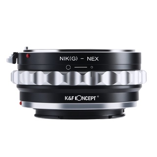 k&f concept nikon g af-s f ais ai lente a sony e-mount nex adaptador de lente de cámara