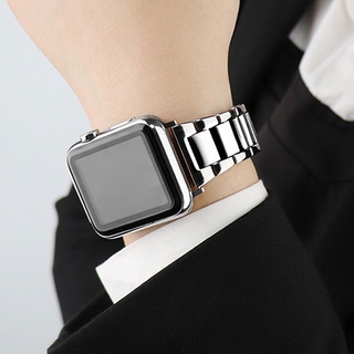 Correa de Metal de acero inoxidable para Apple Watch Band applewatch 7 6 45 mm 41 mm 44 mm 42 mm 40 mm 38 mm iWatch 6 SE 5 4 3 2 1