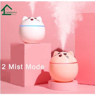 [cele] purificador de 300 ml humidificador mini lindo gato purificadores de aire usb