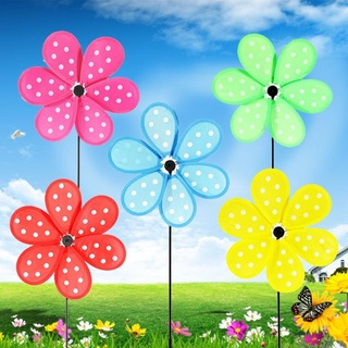 jj colorido punto de viento spinners césped pinwheels molino de viento fiesta rueda de viento spinner para jardín patio césped juguetes de niños
