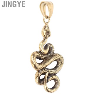 jingye cremallera tira de titanio de acero en forma de serpiente colgantes accesorios de ropa para hombre viejo