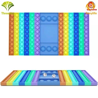 🔥Stock listo🔥big pop it juego fidget juguete arco iris tablero de ajedrez push burbuja popper fidget juguetes sensoriales para padre-hijo tiempo juego interactivo juguete