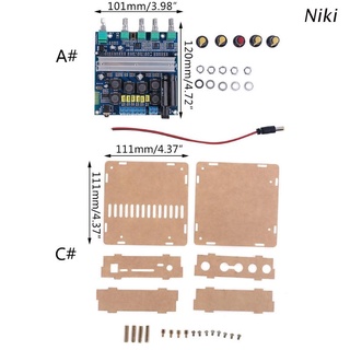 Niki 2*50W+100W Bluetooth compatible con TP 6D2 potencia Subwoofer amplificador de la junta