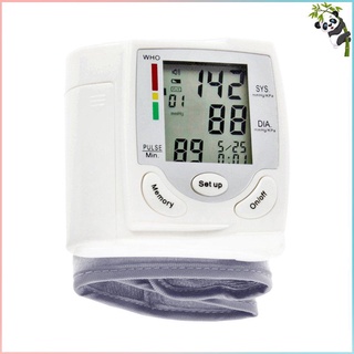LESHP Monitor automático Digital LCD/Monitor de muñeca/frecuencia cardiaca/medidor de pulso/medidor blanco/conveniente (3)