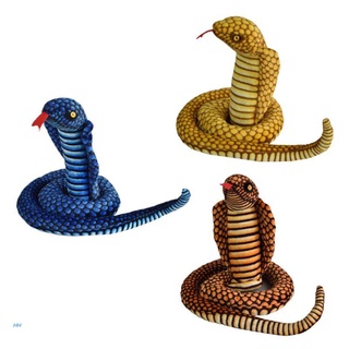 hh simulación cobra peluche muñeca de peluche animal halloween broma prop niños juguete serpiente