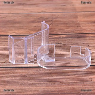 [YHOMX] 1 pieza de plástico transparente transparente joyería pulsera reloj soporte de exhibición TYU