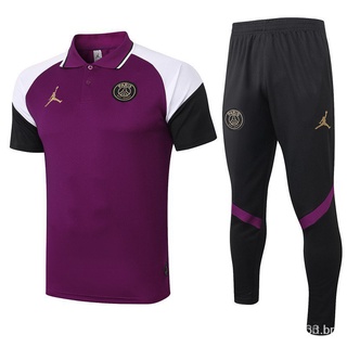Camisa Polo Paris 20/21 camiseta De fútbol púrpura