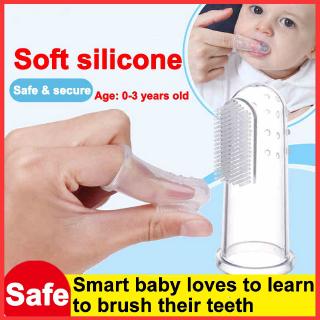 comprar 2 a 3 bt-baby cepillo de dientes de leche bebé bebé silicona suave dedo cepillo de dientes saludable (1pcs)