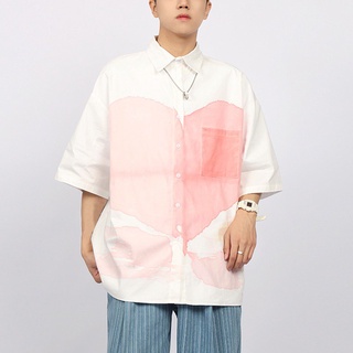 xman - camisa holgada para hombre, manga corta, diseño de corazón (1)