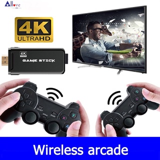 Productos calientes🔥PK-05 4K TV consola de juegos de Video reproductor de mano Stick 2.4G Retro Game allove