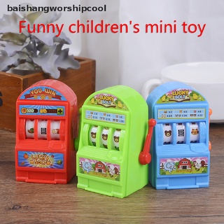 bswc 1pc juguetes divertidos máquina tragaperras mini juguete lucky jackpot para niños regalo juguete nuevo
