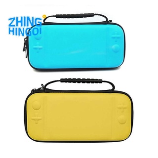 2 funda de transporte para Nintendo Switch Lite consola y accesorios Mini Host EVa bolso protector duro viaje estuche de transporte (amarillo y azul)