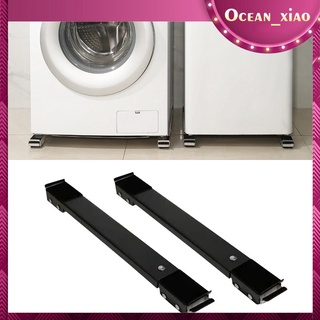 Ocean_xiao 2 pzs soporte Base Para lavadora/refrigerador De muebles Multifuncional ajustable