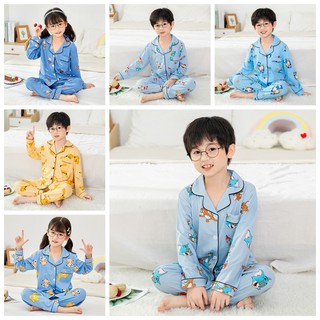 Los niños pijamas 2021 primavera niñas niños ropa de dormir ropa de dormir bebé bebé ropa de Animal de dibujos animados pijama conjuntos de niños Cardigan pijamas