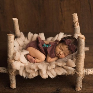 día 50x50cm bebé fotografía ganchillo manta recién nacido cesta relleno alfombra cojín