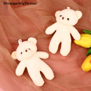 blowgentlyflower 2pcs 12cm mini oso de peluche pequeño colgante lindo osos muñeca suave peluche juguetes regalos bgf