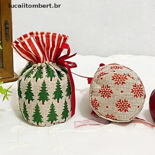 Luerthot bolsa De almacenamiento Para regalo De navidad/papá Noel/muñeca De nieve/Mochila Para dulces/regalo De navidad (Lucaiitombert)