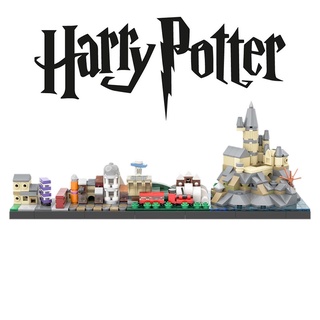 [Harry Potter] Listo Stock MOC The Journey to H : Ladrillos Gwarts skyline BuildMOC Bloques De Modelo Juguetes Compatible LEGO set