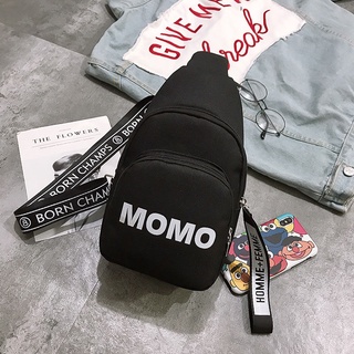2019Nueva moda coreana pequeña bolsa de lona de las mujeresinsSuper Popular bolsa de pecho inclinada todo-fósforo de modahoneyDisco bolsa
