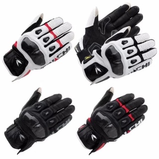 Rs TAICHI RST410 guantes perforados de cuero para motocicleta/guantes de malla de Motocross Racing/guantes de dedo completo