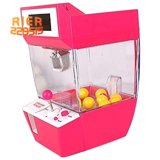 muñeca garra máquina mini juego de ranura vending candy machine grabber arcade escritorio atrapado divertido música juguetes divertidos gadgets niños