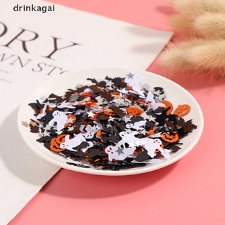 [drinka] 15g/bolsa de halloween confeti mesa espolvorear espeluznante araña calabaza estrella bat decoración 471co
