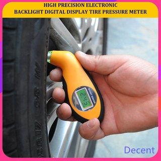 Medidor digital de presión de neumáticos LCD Medidor de presión de neumáticos amarillo (3)