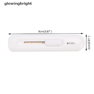 [glowingbright] 3 colores mini cortador utilidad cuchillo caja cortador retráctil cuchilla de afeitar cuchillo (9)