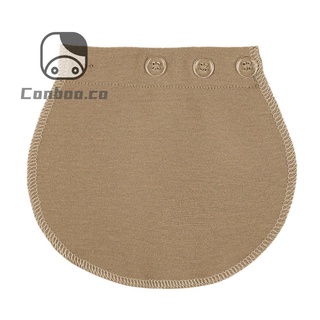 Conboo maternidad embarazo cintura cinturón ajustable elástico cintura extensor botón (9)