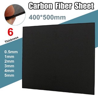 ☁HL 400x500mm Carbon Fiber Plate Sheet Panel 3K Twill Weave Matte Vehicle Materi (3)
