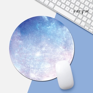 1/5Pcs Moon Planet Leaves Round Non-Slip Desk Gaming Mouse Pad Mat Mousepad (6)