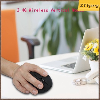 2.4G Silent Vertical Wireless Mouse with USB Receiver Small Mice 2400DPI