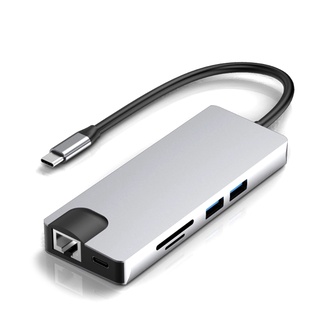 ST Tipo C HUB Adaptador 9 En 1 USB A 3.0 HDMI Compatible Con Dock Para MacBook Pro