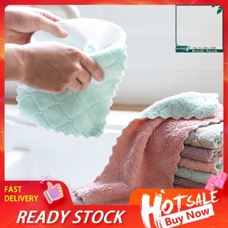 cf_toalla absorbente de agua para lavar platos paño paño trapo hogar cocina mantel limpio