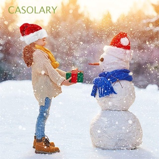 casolary peluche sombrero de navidad cálido invierno decoraciones de navidad santa claus sombrero para el hogar tapas de navidad rojo y blanco suministros de fiesta para niños adultos sombrero de navidad de navidad
