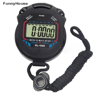 [funnyhouse] Cronómetro Digital profesional de mano LCD cronografo deportivo cronómetro reloj de parada caliente