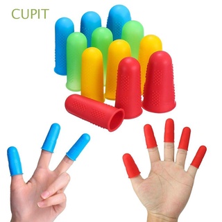 CUPIT Silicone Finger Protector Anti-slip Kitchen Tools Fingers Cover 3pcs/5pcs Set For Cooking Heat Resistant Sleeve High Temperature Resistant Anti-cut Finger Caps