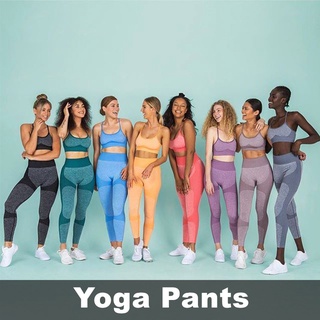Deporte Niñas Sin Costuras Fitness Desgaste Alto Elástico Mujeres Yoga Conjunto De Impacto Gimnasio Sujetador