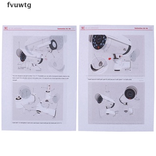 fvuwtg 1:1 modelo de papel falso de seguridad maniquí cámara de vigilancia modelo de seguridad puzzles co