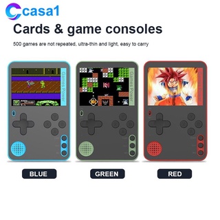 consola de juegos portátil de mano incorporada 500 juegos clásicos de 8 bits consola de videojuegos retro pantalla de 2.4 pulgadas fotos de niños